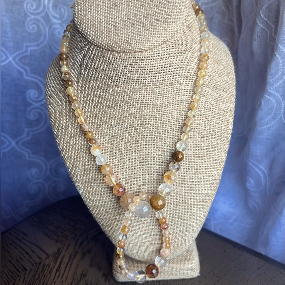 Golden healer necklace set 18’
